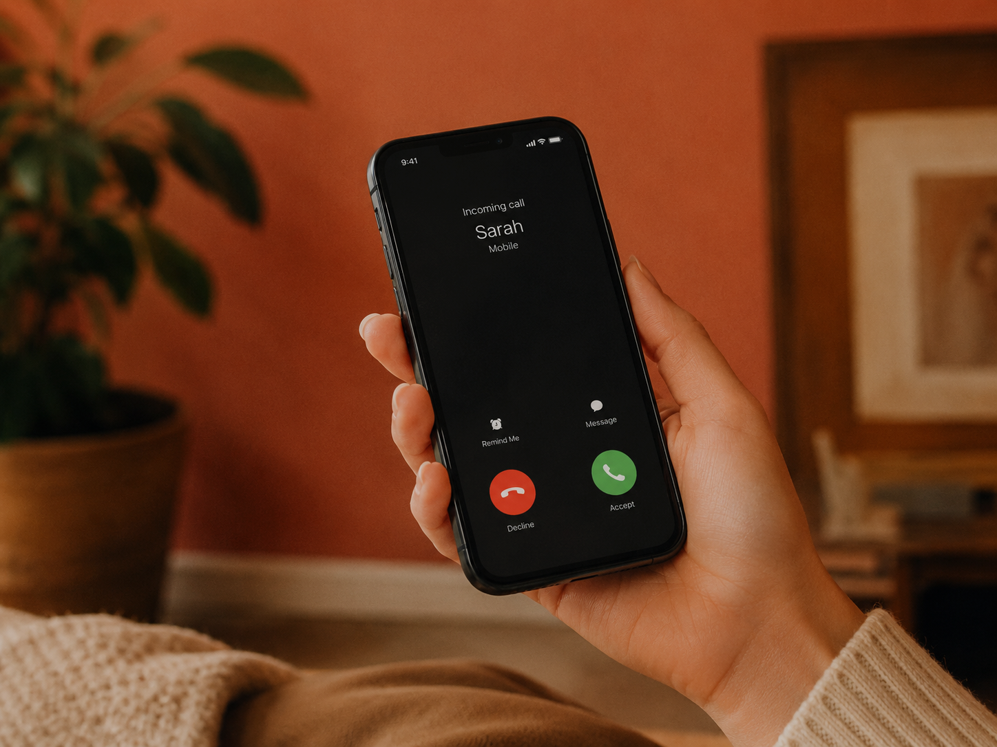 Incoming customer call represented in the Calls.run workflow